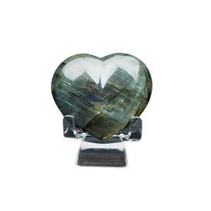 Labradorite Heart (90g) – Protection, Intuition & Inner Magic - Heavenly Crystals Online