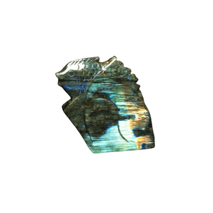 Labradorite Sea Turtle & Fish Sculpture (434g) – Ocean Wisdom, Protection & Transformation - Heavenly Crystals Online