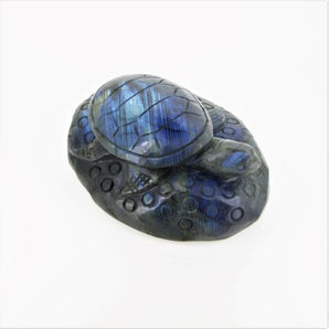 Labradorite Turtle (437g) – Ocean Wisdom, Protection & Intuition - Heavenly Crystals Online