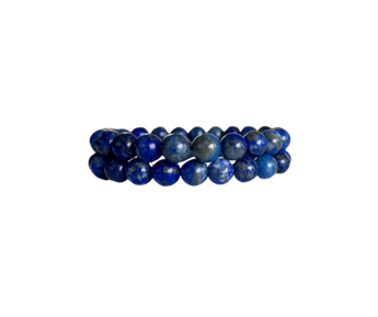 Lapis Lazuli Bracelet (8mm) Wisdom, Truth & Third Eye Activation - Heavenly Crystals Online