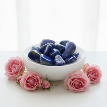 Lapis Lazuli Tumbled Stone – Ancient Wisdom, Insight & Spiritual Awakening - Heavenly Crystals Online