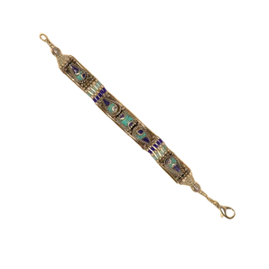 Tibetan Turquoise with Lapis Lazuli Bracelet