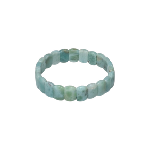 Larimar Bracelet - Genuine - Calm, Soothing & Oceanic Healing Energy - Heavenly Crystals Online