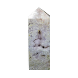 Lavender Amethyst Druzy Tower with Soft Pink Undertones (862g) - Calm, Intuition & Heart‑Led Clarity - Heavenly Crystals Online