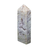 Lavender Amethyst Druzy Tower with Soft Pink Undertones (862g) - Calm, Intuition & Heart‑Led Clarity - Heavenly Crystals Online