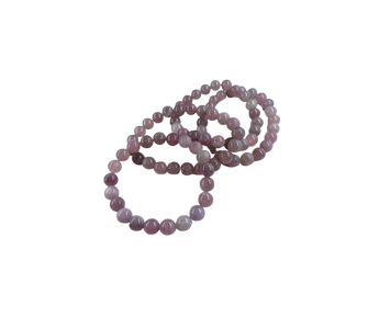 Lavender Rose Quartz Bracelet (8mm) Compassion, Calm & Gentle Heart Healing - Heavenly Crystals Online