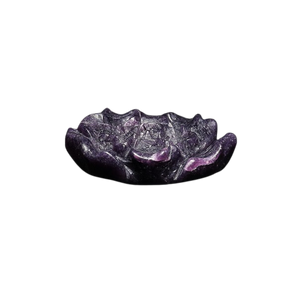 Lepidolite Hand Carved Rose with stand - Heavenly Crystals Online