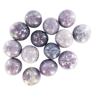 Lepidolite Orb Tumbled Stones – Calming Crystal for Stress Relief & Emotional Balance - Heavenly Crystals Online