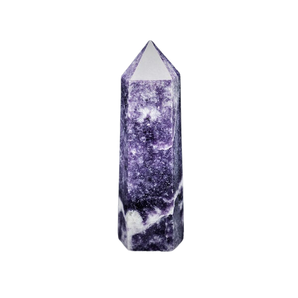 Lepidolite Point (454g) – Calming Energy, Emotional Balance & Nervous System Support - Heavenly Crystals Online