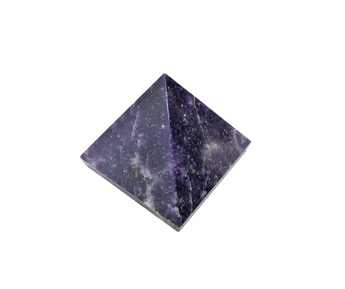 Lepidolite Pyramid (123g) – Calming Energy, Emotional Balance & Nervous System Support - Heavenly Crystals Online