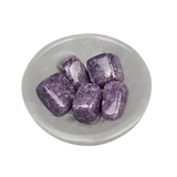 Lepidolite Tumbled Stone – Plum Violet Mica Crystal for Calm, Emotional Balance & Stress Relief - Heavenly Crystals Online