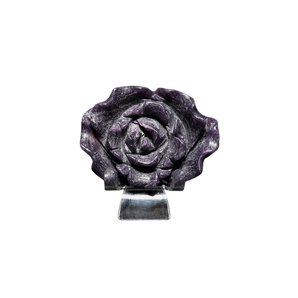 Lepidolite Rose with stand - 151 grams