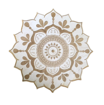 Lotus Mandala Crystal Grid – Sacred Geometry for Meditation & Spiritual Growth - Heavenly Crystals Online