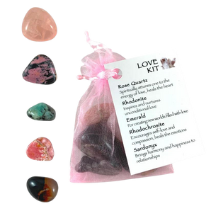 Love Crystal Kit – Self‑Love, Heart Healing & Emotional Harmony - Heavenly Crystals Online