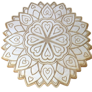 Love Mandala Crystal Grid – Heart Chakra Healing & Unconditional Love Energy - Heavenly Crystals Online