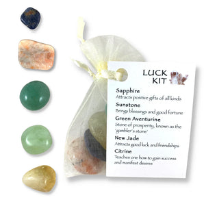Luck Crystal Kit – Abundance, Opportunity & Positive Energy Set - Heavenly Crystals Online