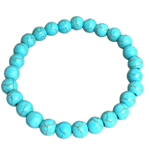 Blue Magnesite Turquoise Bracelet