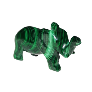 Malachite Elephant – Genuine (47g) - Protection, Strength & Heart‑Healing Energy - Heavenly Crystals Online