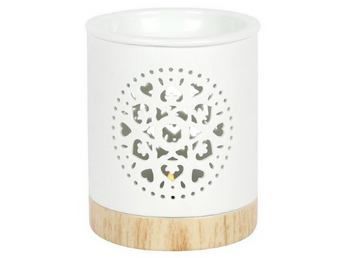Mandala Oil Burner with tealight in Gift Box - Heavenly Crystals Online