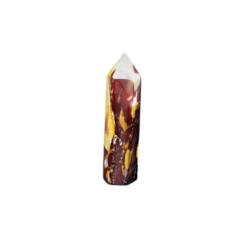 Mookaite Jasper Generator Point (159g) – Grounding, Strength & Ancestral Earth Energy - Heavenly Crystals Online