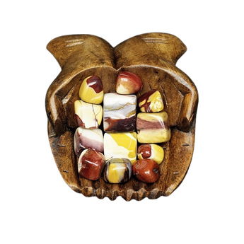 Mookaite Jasper Tumbled Stone - Strength, Vitality & Ancestral Earth Energy - Heavenly Crystals Online