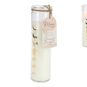 Moon Phase Pillar Candle – Manifestation & Lunar Rituals - Heavenly Crystals Online