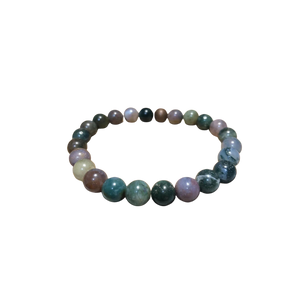 Moss Agate Bracelet - 8mm