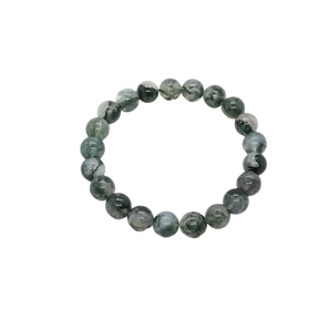 Moss Agate Bracelet - 8mm