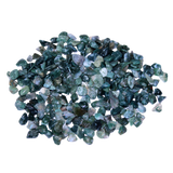 Moss Agate Chips (100g) Pouch for Growth, Stability & Heart Chakra - Heavenly Crystals Online