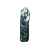 Moss Agate Generator Point (161g) – Grounding, Growth & Emotional Balance - Heavenly Crystals Online