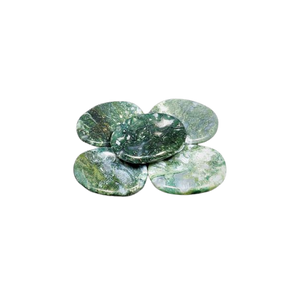 Moss Agate Worry Stone - Heavenly Crystals Online