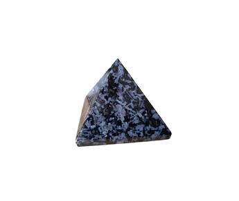 Mystic Merlinite (Indigo Gabbro) Pyramid – Intuition, Shadow Work & Deep Magic - Heavenly Crystals Online