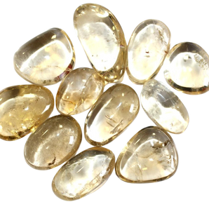 Natural Citrine Tumbled Stone – Abundance, Joy & Solar Energy - Heavenly Crystals Online