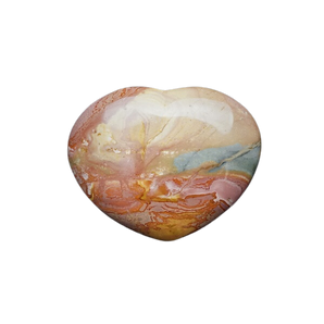 Ocean Jasper Heart (257g) – Joy, Renewal & Emotional Balance - Heavenly Crystals Online
