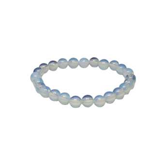 Opalite (Manmade Glass) Bracelet (8mm) Clarity, Calm & Emotional Healing - Heavenly Crystals Online