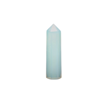 Opalite (Manmade Glass) Generator Point (109g) - Clarity, Calm & Emotional Balance - Heavenly Crystals Online