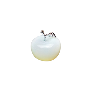 Opalite Carved Apple (Man-made) - 45mm