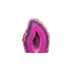 Pink Agate Druzy Cave (188g) Natural Agate Crystal Geode - Heavenly Crystals Online