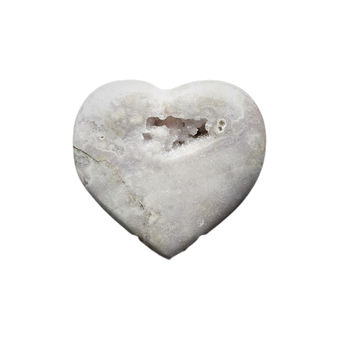 Pink Amethyst Heart with Stand (415g) – Heart Healing, Emotional Balance & Gentle Protective Energy - Heavenly Crystals Online