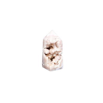 Pink Amethyst Tower with Natural Druzy Pocket (47g) – Heart Healing & Inner Peace - Heavenly Crystals Online