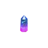 Pink & Blue Aura Quartz Generator Point (85g) - Joy, Calm & High‑Vibration Energy - Heavenly Crystals Online