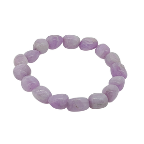Pink Kunzite Bracelet - Calming, Nurturing & Heart Chakra Energy - Heavenly Crystals Online