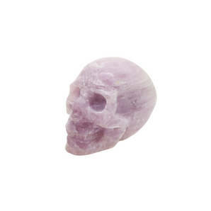 Pink Kunzite Skull (353g) Heart Healing, Calm & Emotional Support - Heavenly Crystals Online