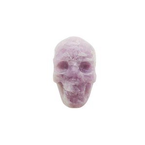 Pink Kunzite Skull (353g) Heart Healing, Calm & Emotional Support - Heavenly Crystals Online