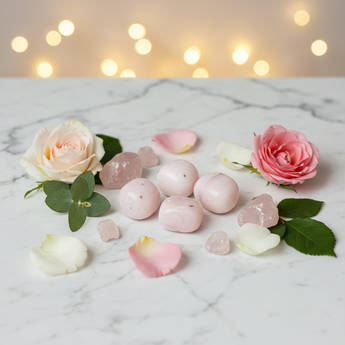 Pink Opal Tumbled Stone – Emotional Healing, Self‑Love & Gentle Heart Energy - Heavenly Crystals Online