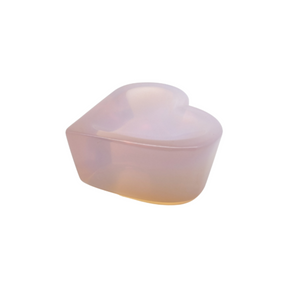 Pink Opalite Heart Bowl - Heavenly Crystals Online