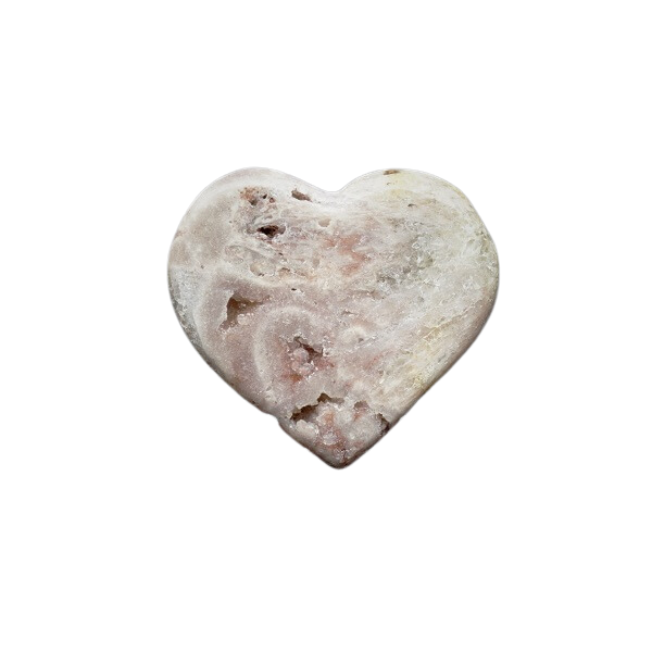 Pink Amethyst Heart with stand - 206 grams – Heavenly Crystals Online