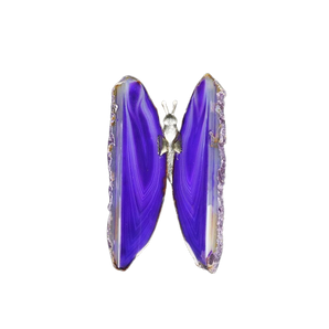 Purple Agate Butterfly - Heavenly Crystals Online