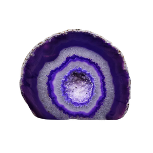 Purple Agate Cave (307g) – Calming, Protective & Soft Ambient Energy - Heavenly Crystals Online