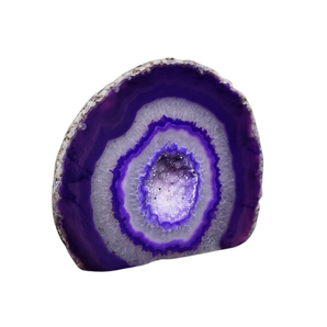 Purple Agate Cave (307g) – Calming, Protective & Soft Ambient Energy - Heavenly Crystals Online